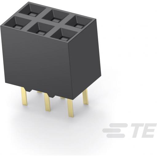 TE Connectivity vestavná zásuvková lišta (standardní) 533034-1, 1 ks Tube