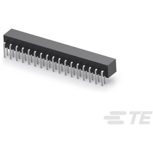 TE Connectivity vestavná pinová lišta (standardní) 6-1775653-4, 1 ks Tray