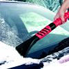 IWH škrabka na led/metlička na sníh výsuvné, S lopatou na sníh osobní automobily černá, červená