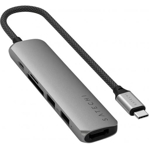 Satechi USB-C® dokovací stanice ST-P6SM