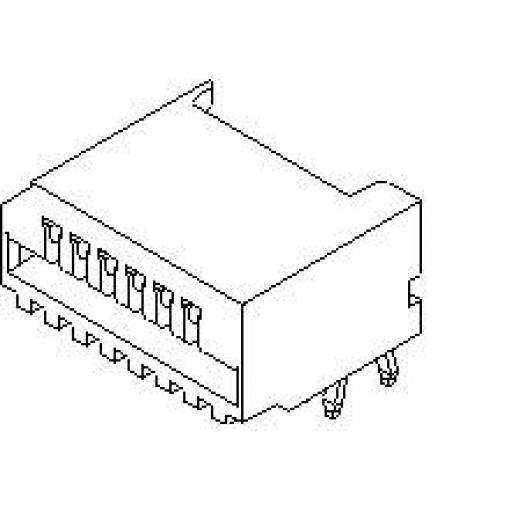 Molex Konektor FFC / FPC 52044-3545, 1 ks Tray