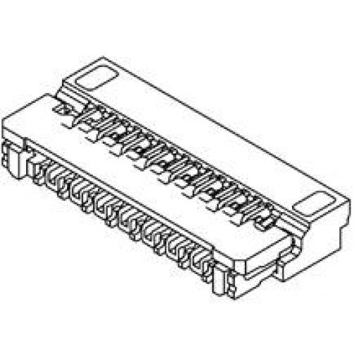 Molex Konektor FFC / FPC 503566-4300, 1 ks Tape on Full reel