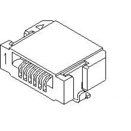 Molex Konektor FFC / FPC 52976-2472, 1 ks Tape on Full reel