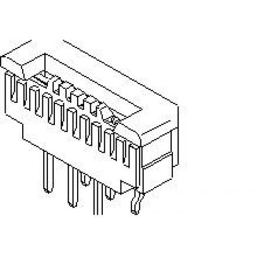 Molex Konektor FFC / FPC 52030-2229, 1 ks Tray