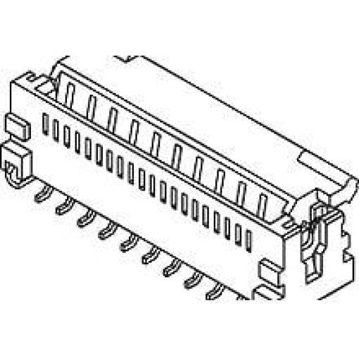 Molex Konektor FFC / FPC 51374-5073, 1 ks Box