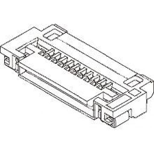 Molex Konektor FFC / FPC 51296-3433, 1 ks Tape on Full reel