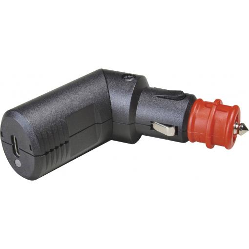 ProCar Úhlový nabíjecí konektor USB-C, PD/QC, 60 wattů 12 V, 24 V