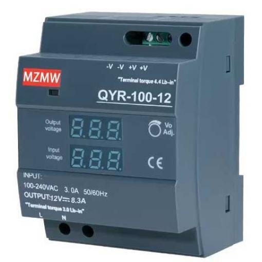 Spínaný zdroj MZMW QYR-100-12, 12 V / 7,1 A, DIN lišta