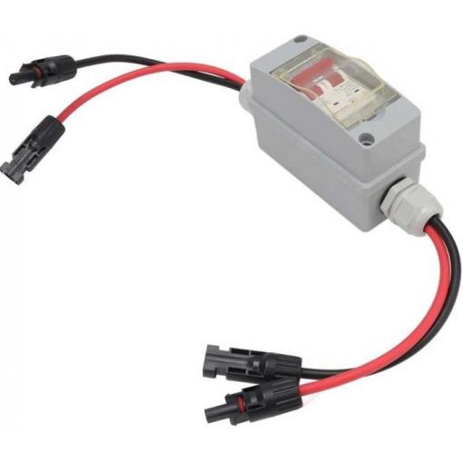 Rozvaděč DC s jističem 16A/C 2P LQB1-63Z, 500 V DC, IP65