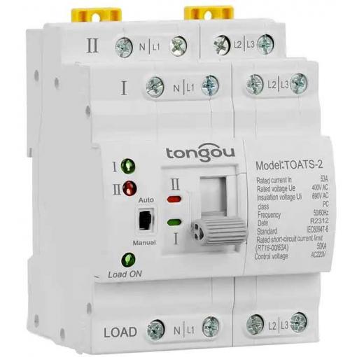 Automatický přepínač sítí TOATS-2, 4P 230 V / 63 A pro FVE
