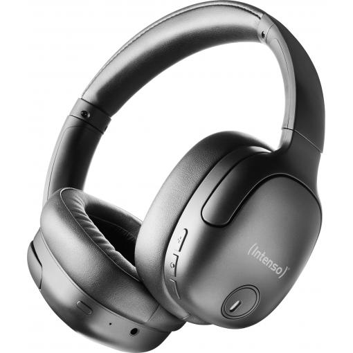 Intenso Over-Ear O400HA black 3740400 sluchátka uzavřená (Over Ear) Bluetooth® stereo černá Potlačení hluku složitelná Počítače