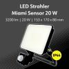 Müller-Licht Miami 21600063 venkovní LED reflektor 20 W Barvy světla (LED svítidlo): neutrální bílá