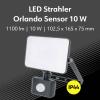 Müller-Licht Orlando 21600070 venkovní LED reflektor s PIR detektorem 10 W Barvy světla (LED svítidlo): neutrální bílá
