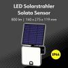 Müller-Licht Solata 21600068 venkovní LED reflektor, venkovní solární nástěnné osvětlení 12 W Barvy světla (LED svítidlo): studená bílá