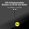 Müller-Licht Boston LED stavební reflektor 20 W, 20 W 2190 lm neutrální bílá 21600056