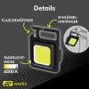 Müller-Licht LED kapesní svítilna, světlo na klíče , přívěsek, napájeno akumulátorem, 500 lm, 40 g