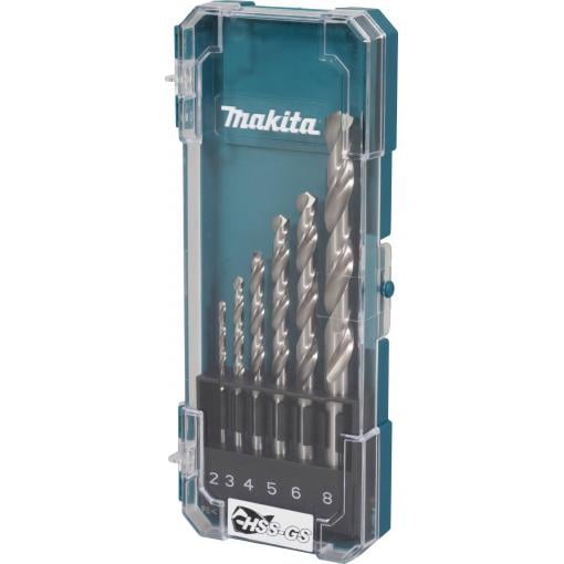 Makita D-78346 D-78346 sada spirálových vrtáku do kovu 2 mm, 3 mm, 4 mm, 5 mm, 6 mm, 8 mm 1 ks