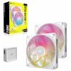 Corsair iCUE Link RX14 PC větrák s krytem bílá (š x v x h) 140 x 140 x 30 mm včetně LED osvětlení