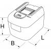 KS Tools 515.3594 515.3594 náhradní akumulátor pro elektrické nářadí 18 V 5 Ah Li-Ion