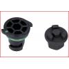 KS Tools 150.1040 Sada 3/8 speciálních profilů pro plastové šrouby a výpustné oleje, 9 ks