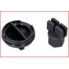 KS Tools 150.1040 Sada 3/8 speciálních profilů pro plastové šrouby a výpustné oleje, 9 ks