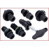 KS Tools 150.1040 Sada 3/8 speciálních profilů pro plastové šrouby a výpustné oleje, 9 ks