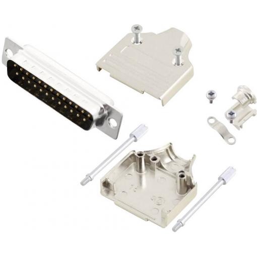 MH Connectors MHDM25-DB25P-K sada D-SUB kolíkové lišty 180 ° Pólů: 25 pájecí kalíšek 1 ks