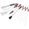 KS Tools 100088 Grilovací sada červená, černá