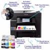 Epson EcoTank ET-5805 multifunkční tiskárna inkoustová barevná A4 tiskárna, skener, kopírka, fax Tintentank systém, USB, Wi-Fi