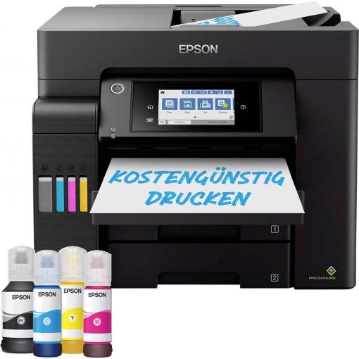 Epson EcoTank ET-5805 multifunkční tiskárna inkoustová barevná A4 tiskárna, skener, kopírka, fax Tintentank systém, USB, Wi-Fi