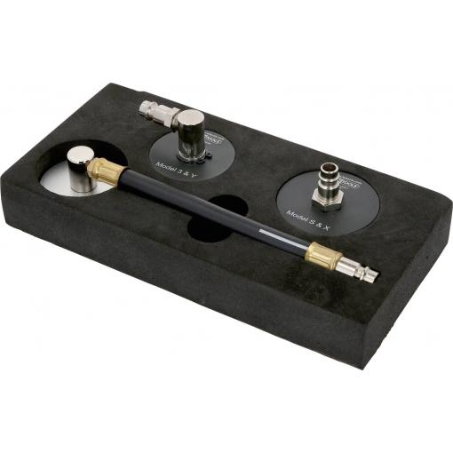 KS Tools 160.0695 Sada adaptérů pro odvzdušnění brzd Tesla, 3 ks