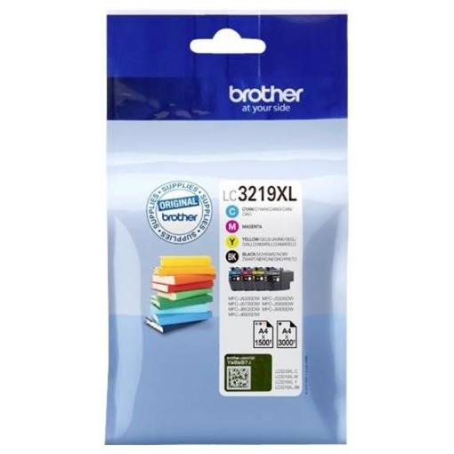 Brother Ink LC3219XL originál kombinované balení černá, azurová, purppurová, žlutá LC3219XLVAL