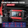 Nabíječka Carspa CTC1206 s testerem, 12 V / 6 A, Pb a LiFePO4