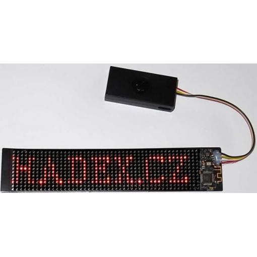 LED displej Spotled červený 155×32 mm, 576 diod, Bluetooth, USB-C