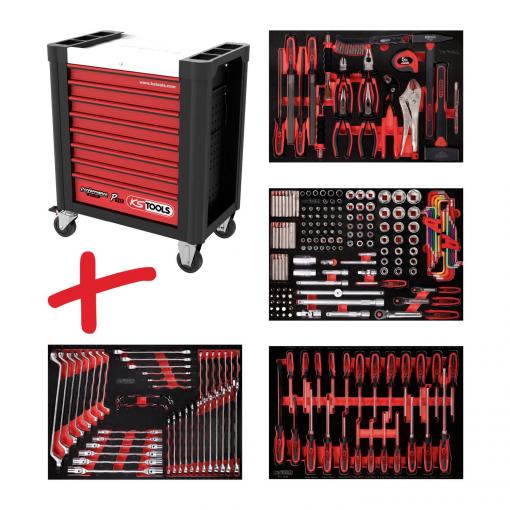 KS Tools 8104241 dílenský vozík Barva: černá, červená