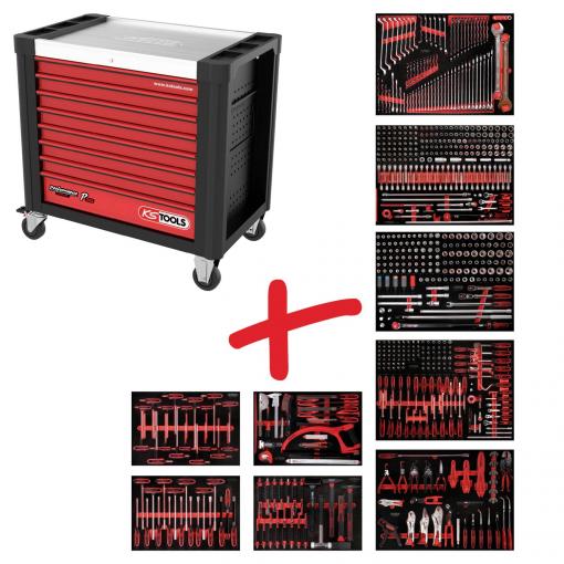 KS Tools 8309706 dílenský vozík Barva: černá, červená