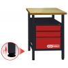 KS Tools 8650010 pracovní stůl (š x v x h) 600 x 840 x 600 mm černá, červená