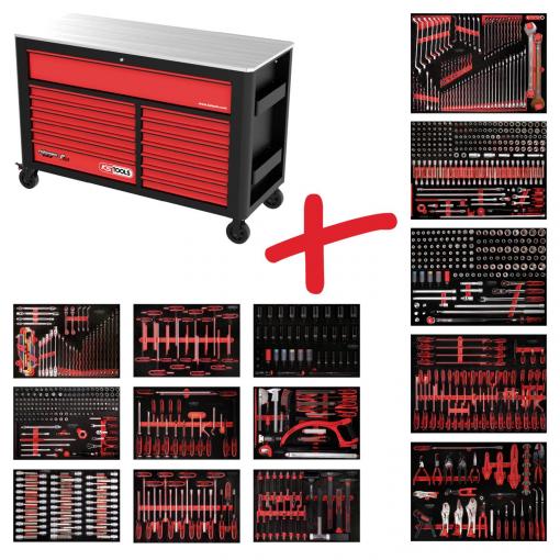 KS Tools 84514950 dílenský vozík Barva: černá, červená