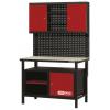 KS Tools 8650001 pracovní stůl (š x v x h) 1200 x 840 x 600 mm černá, červená