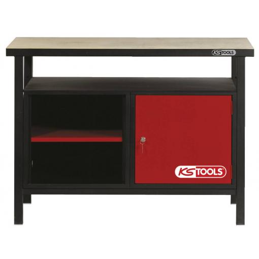 KS Tools 8650001 pracovní stůl (š x v x h) 1200 x 840 x 600 mm černá, červená
