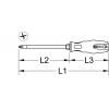 KS Tools 159.1233 šroubovák Torq 10 mm, délka 105 mm