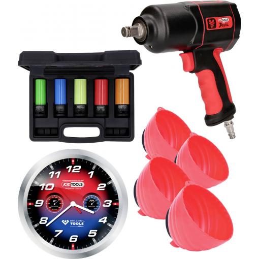 KS Tools 515.1205 rázový utahovák, vč. příslušenství