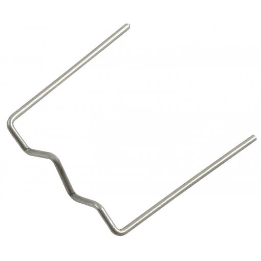 KS Tools 150.1062 Opravářské svorky ve tvaru u, legovaná ocel, Ø 0,6 mm, 50 kusů