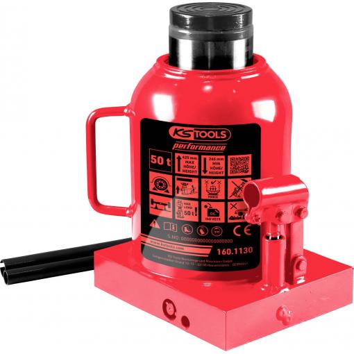 KS Tools Hydraulický zvedák vozíků tlakových lahví 50000 kg min./max.výška: 265 - 425 mm