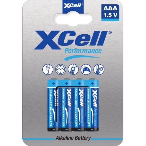 XCell LR03HP mikrotužková baterie AAA alkalicko-manganová 1.5 V 4 ks