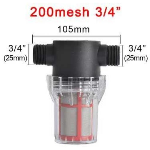 Filtr na vodu 3/4", 200 mesh (74 μm)