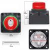 Odpojovač a přepínač baterií ASW-A701S, 275 A, 12–48 V DC