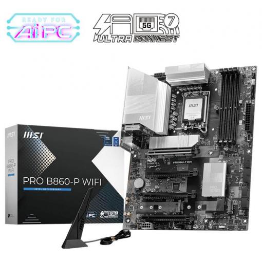 MSI B860-P Základní deska Socket (PC) Intel® 1851 Tvarový faktor ATX Čipová sada základní desky Intel® B860
