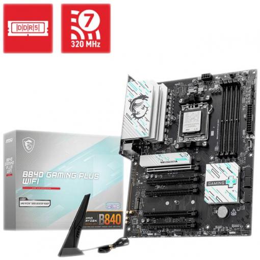MSI B840 Základní deska Socket (PC) AMD AM5 Tvarový faktor ATX Čipová sada základní desky AMD® B840