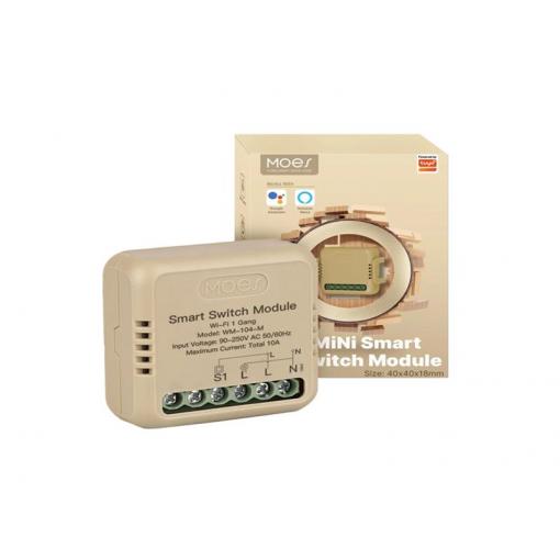 Smart ovladač osvětlení MOES Switch Module MS-104M WiFi Tuya